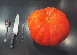 Halloween : activité DIY pour créer votre citrouille, étape 1