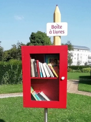 L'écoresponsabilité, c'est aussi utiliser des boîtes à livres !